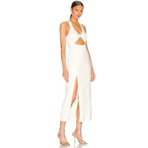 Show Me Your MuMu White Midi Dress